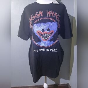 Men’s Black Graphic T‑Shirt | Vibrant Design | Size L (NWT)